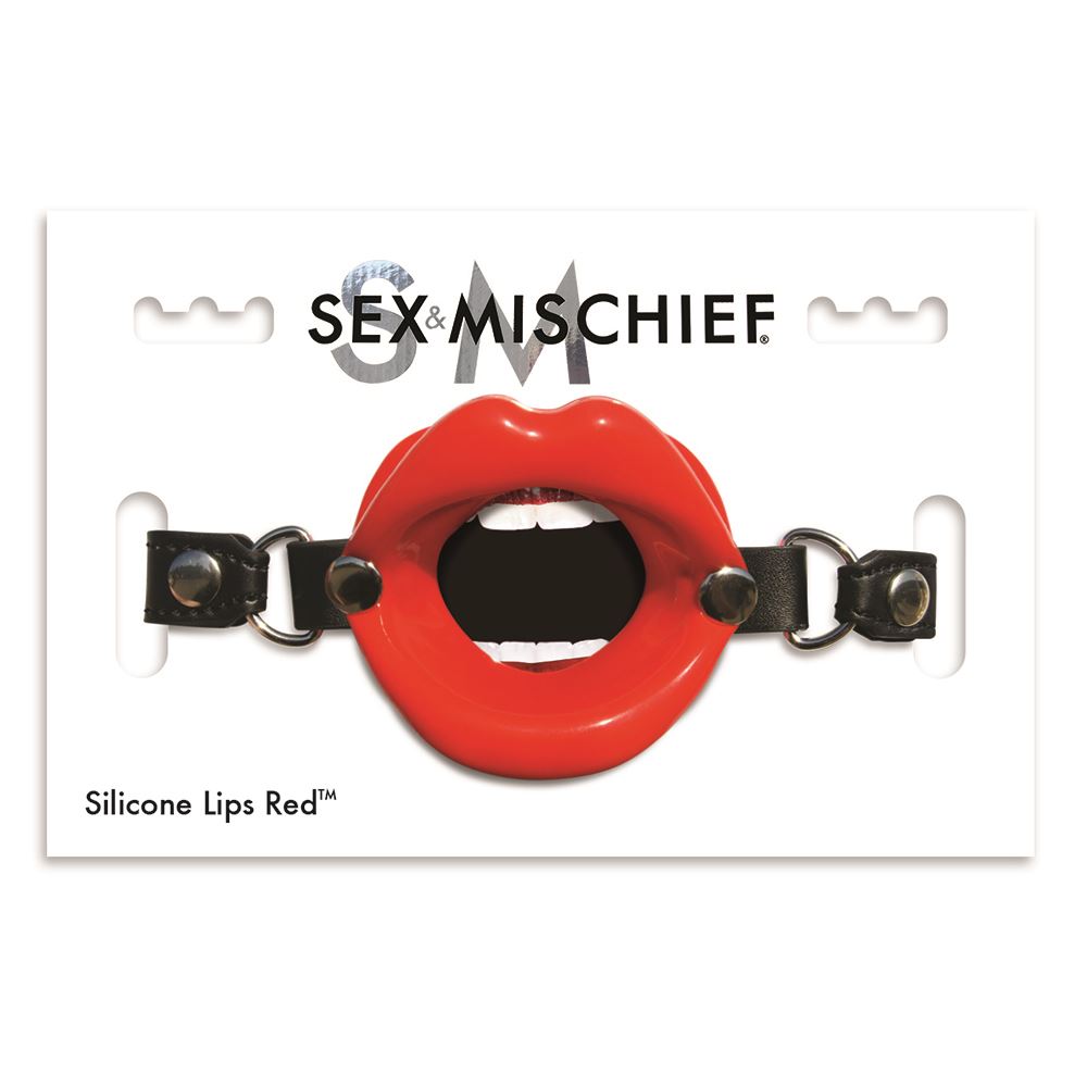 S&M-Silicone-Lips-Red