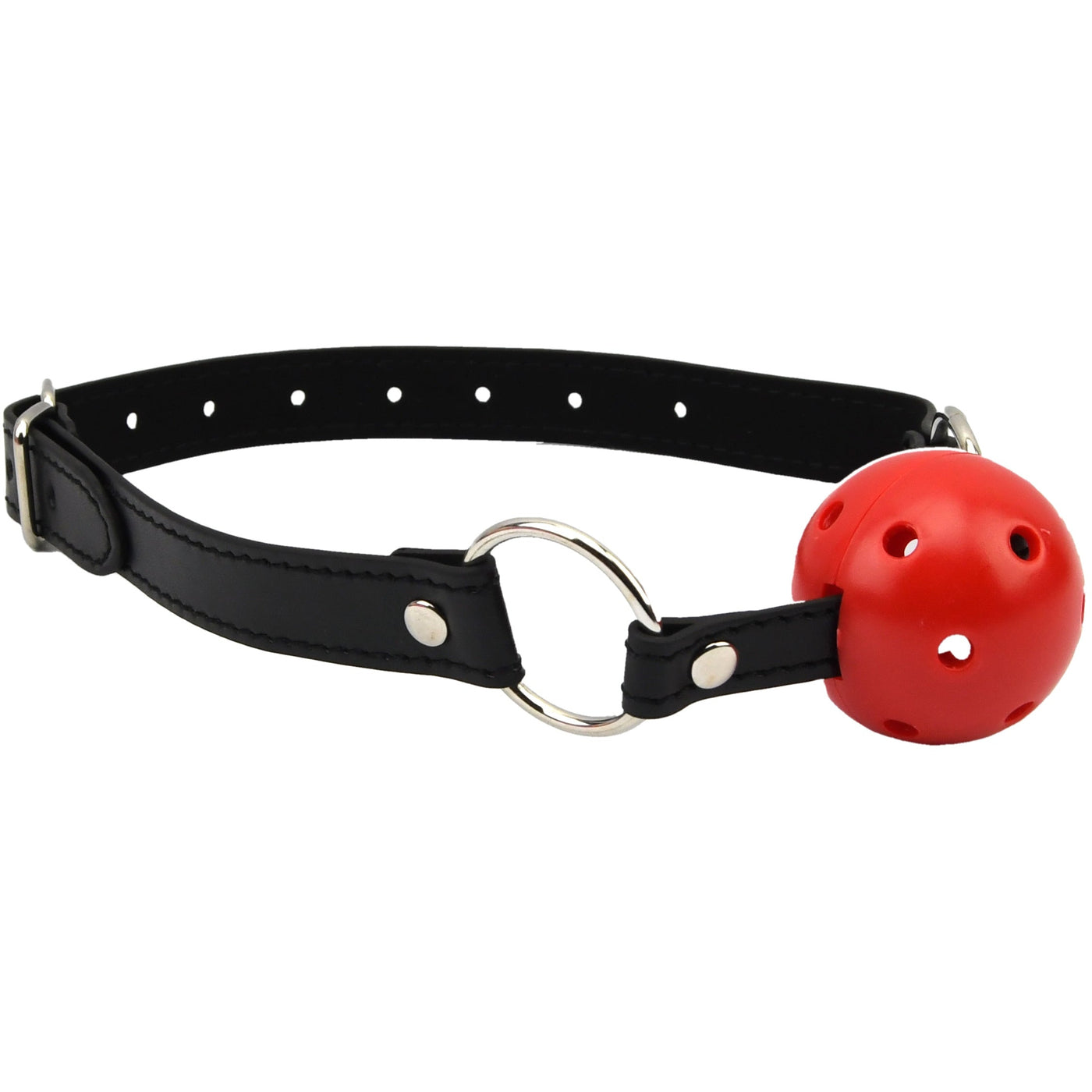Bound to Please Breathable Ball Gag Red