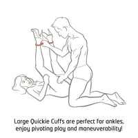 Quickie Cuffs Red (Large)