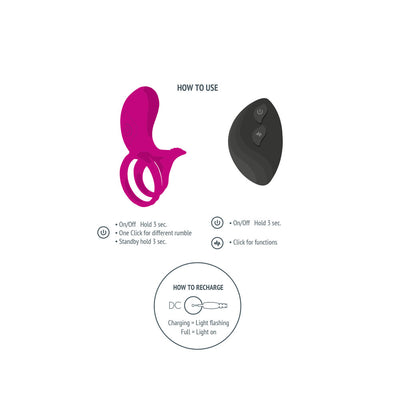 Xocoon Couples Vibrating Stimulator Ring