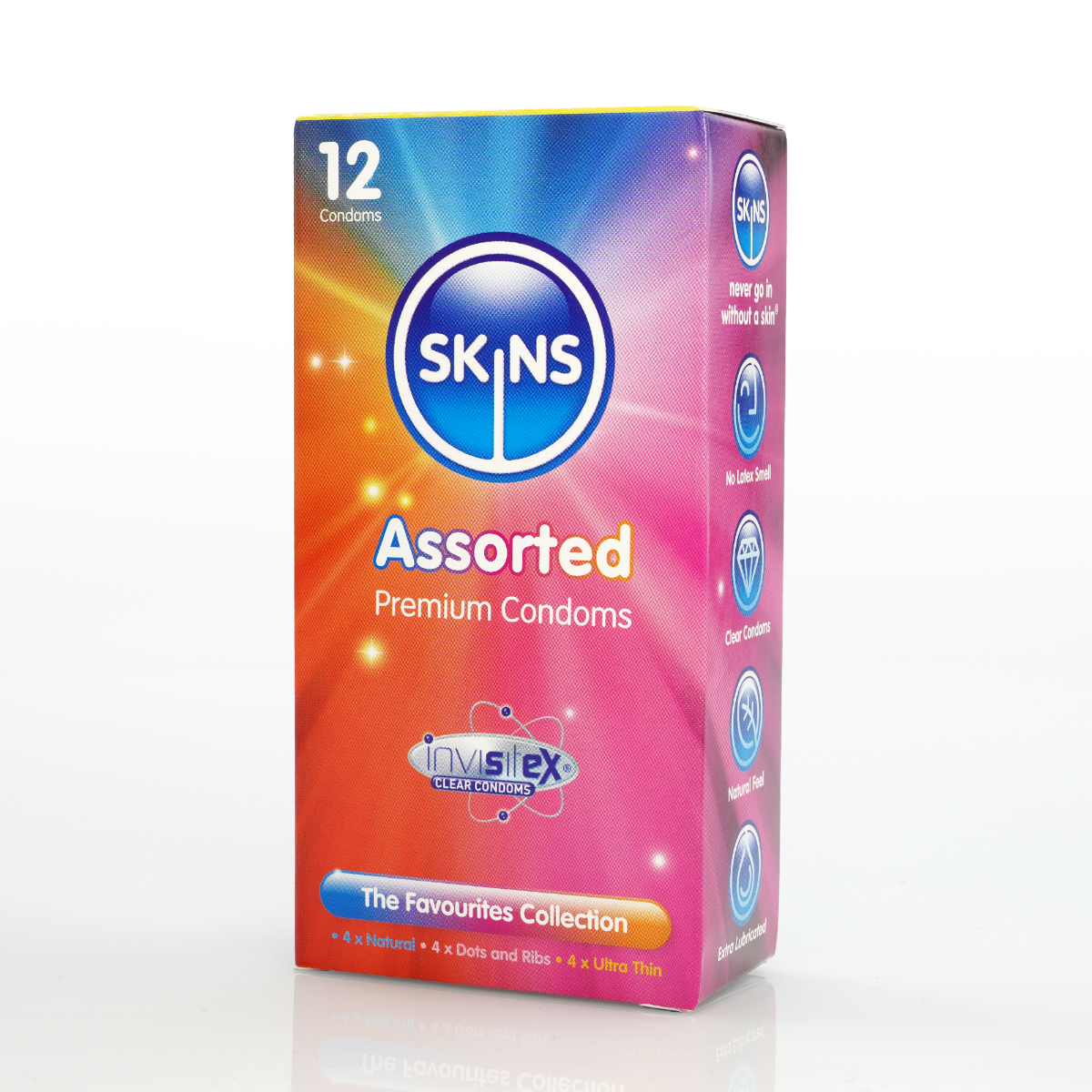Skins Condoms Assorted 12 Pack