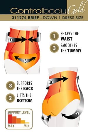 Control Body 311274 Corset Shaping Briefs