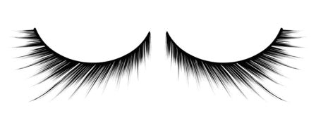 Black Premium Eyelashes - BE648