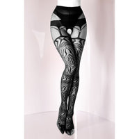 Black Secret BS122 Crotchless Tights