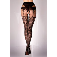 Black Secret BS122 Crotchless Tights