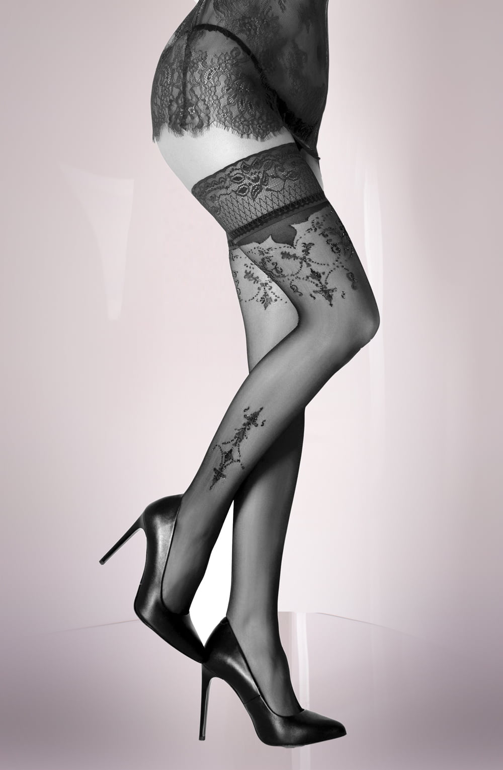 Black Secret BS133 Hold Ups - Bordeaux