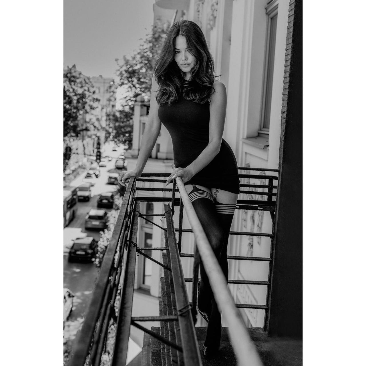 Black Secret BS101 Crotchless Tights