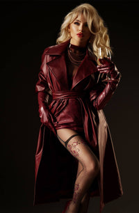 Black Secret BS170 Open Crotch Tights - Black