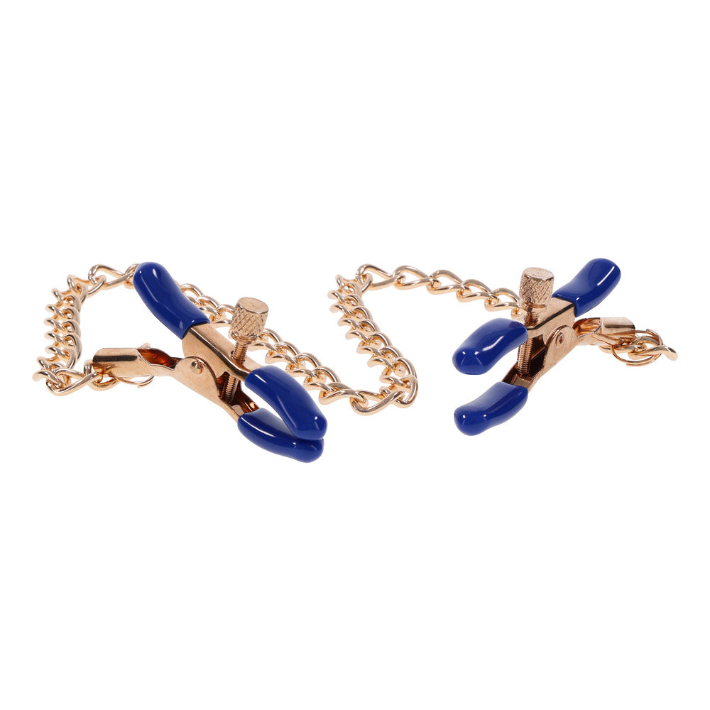 Sportsheets Cougar Chained Nipple Clamps