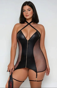 YesX YX731Q Plunge Neck - Up to 4XL