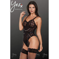 YesX YX846 Black Bodysuit