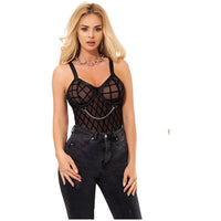 YesX YX846 Black Bodysuit