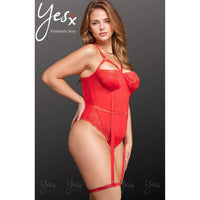YesX YX858Q Red Bodysuit