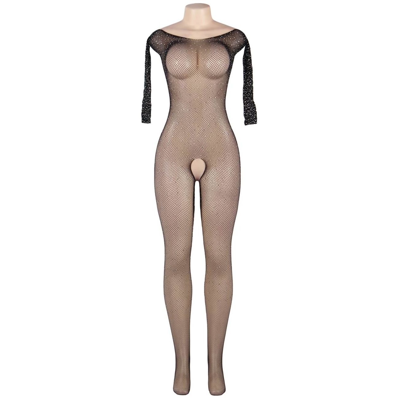 YesX YX864 Fishnet Sparkly Bodystocking