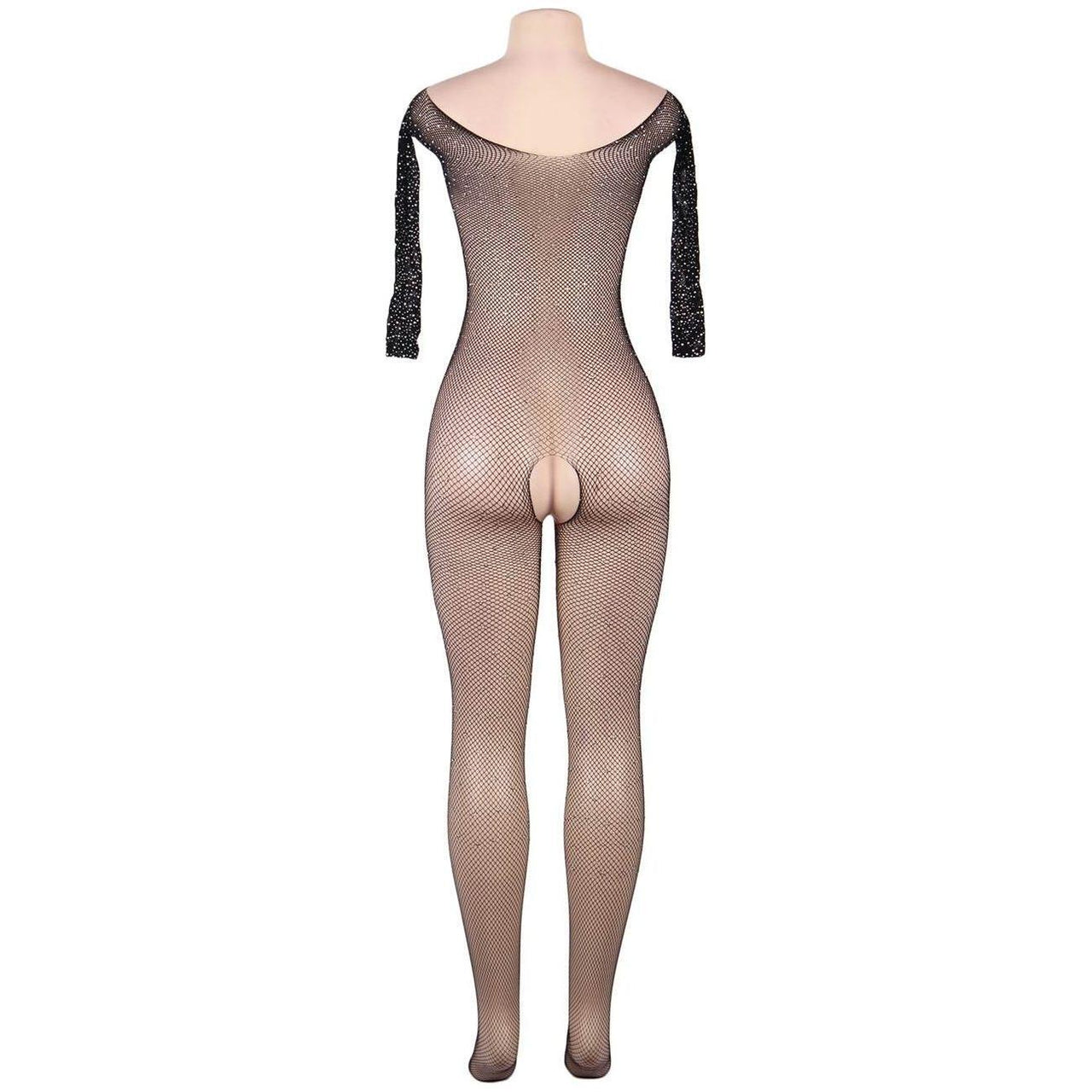 YesX YX864 Fishnet Sparkly Bodystocking