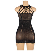 YesX YX865 Sparkle Rhinestone Fishnet