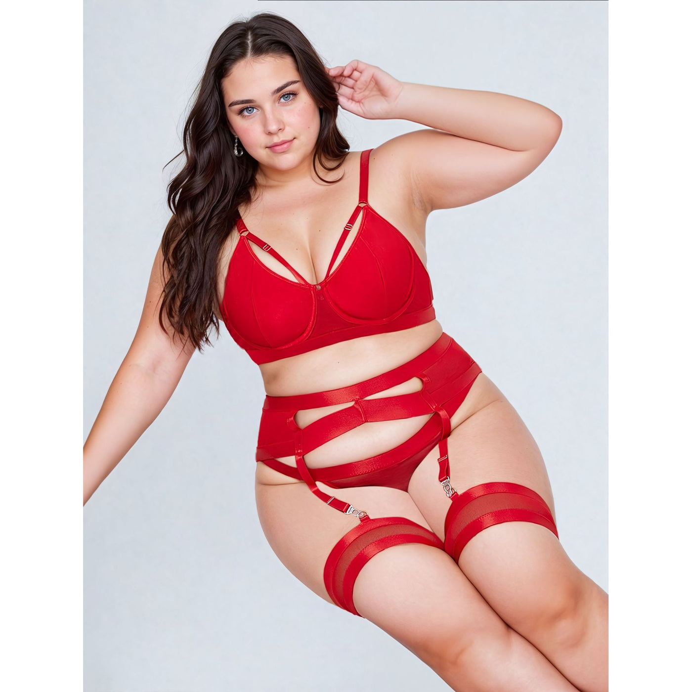 YesX YX870Q Bondage Garter Bra Set