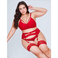 YesX YX870Q Bondage Garter Bra Set