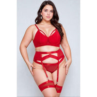 YesX YX870Q Bondage Garter Bra Set