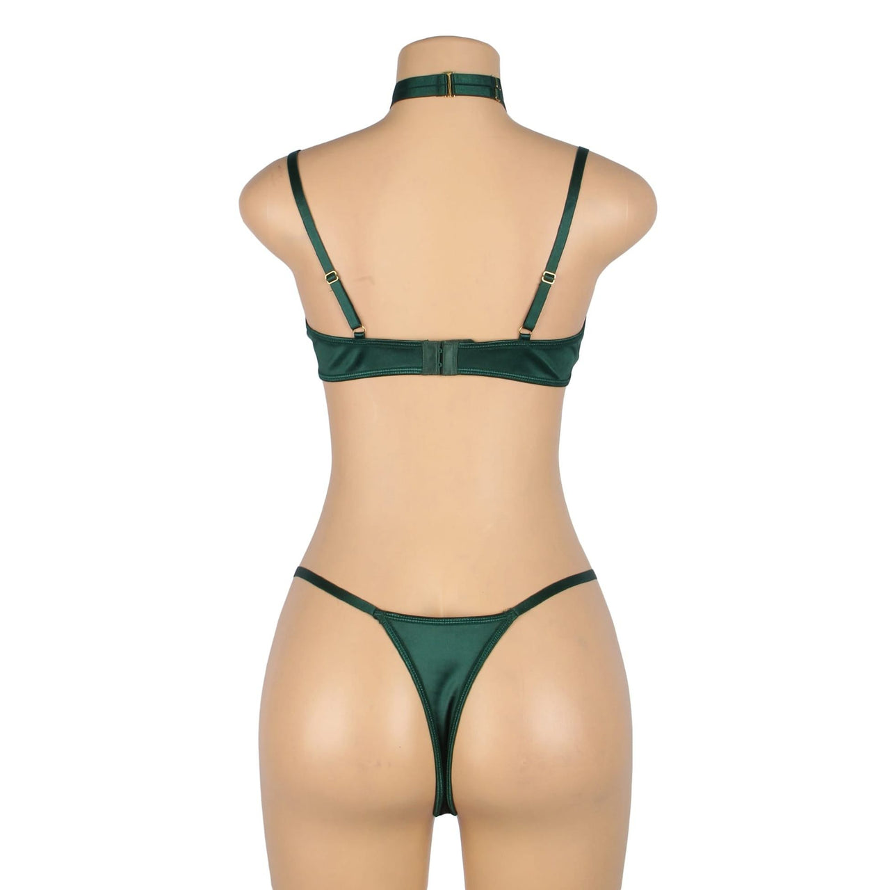 YesX YX873 Hollow Cut Halter Bra Set