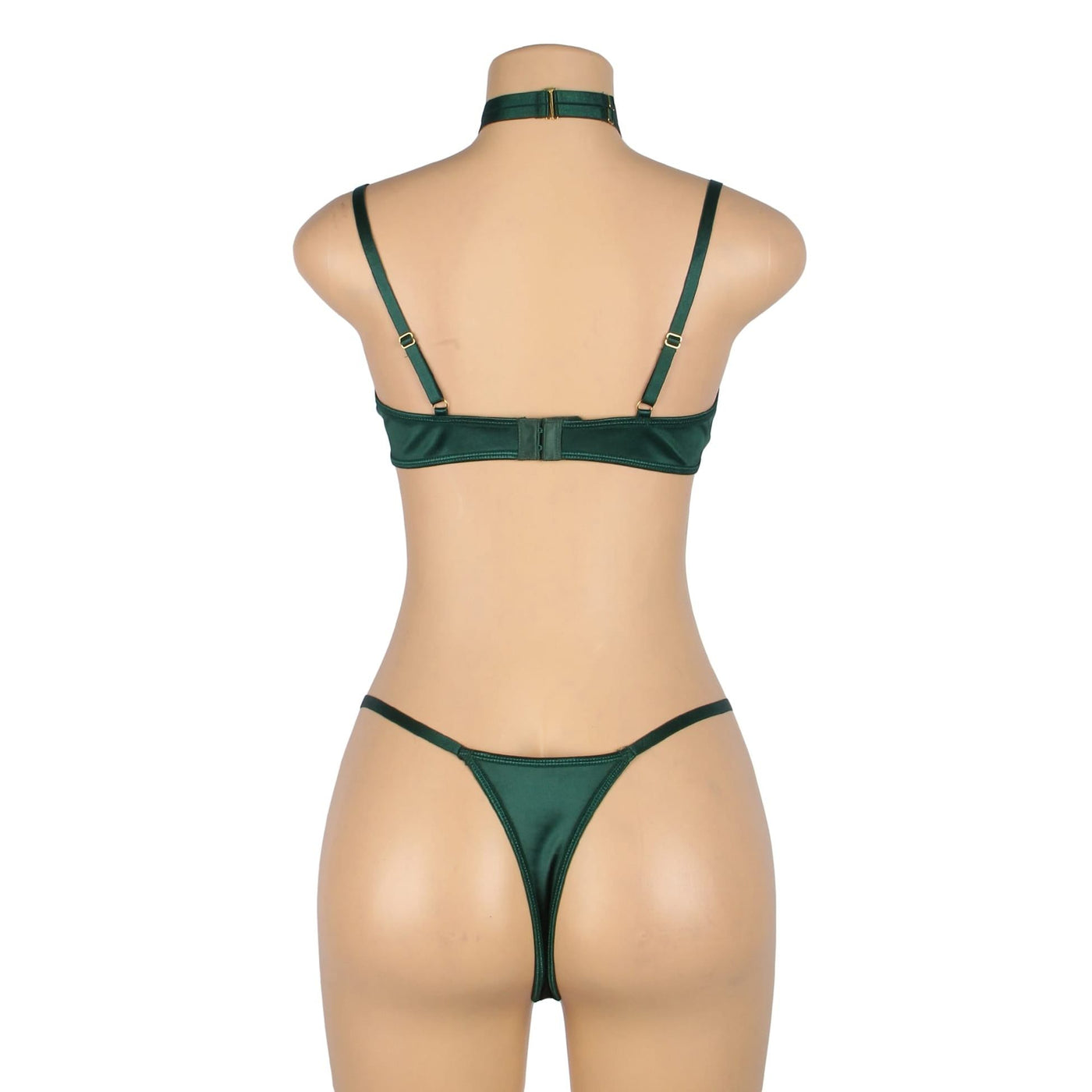 YesX YX873 Hollow Cut Halter Bra Set