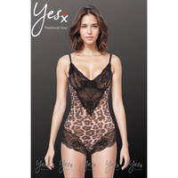 YesX YX854 Leopard Bodysuit