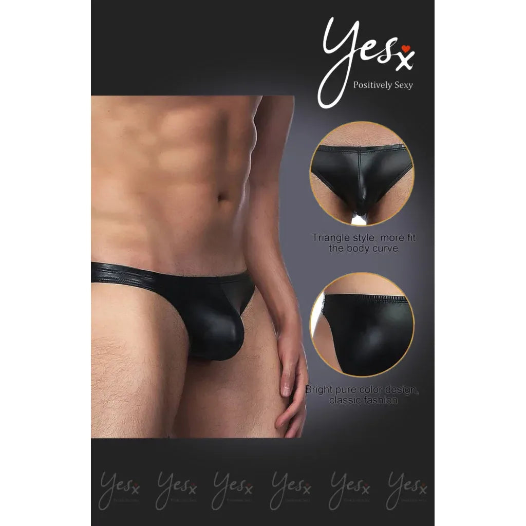 YesX YX969 Men’s Brief Black