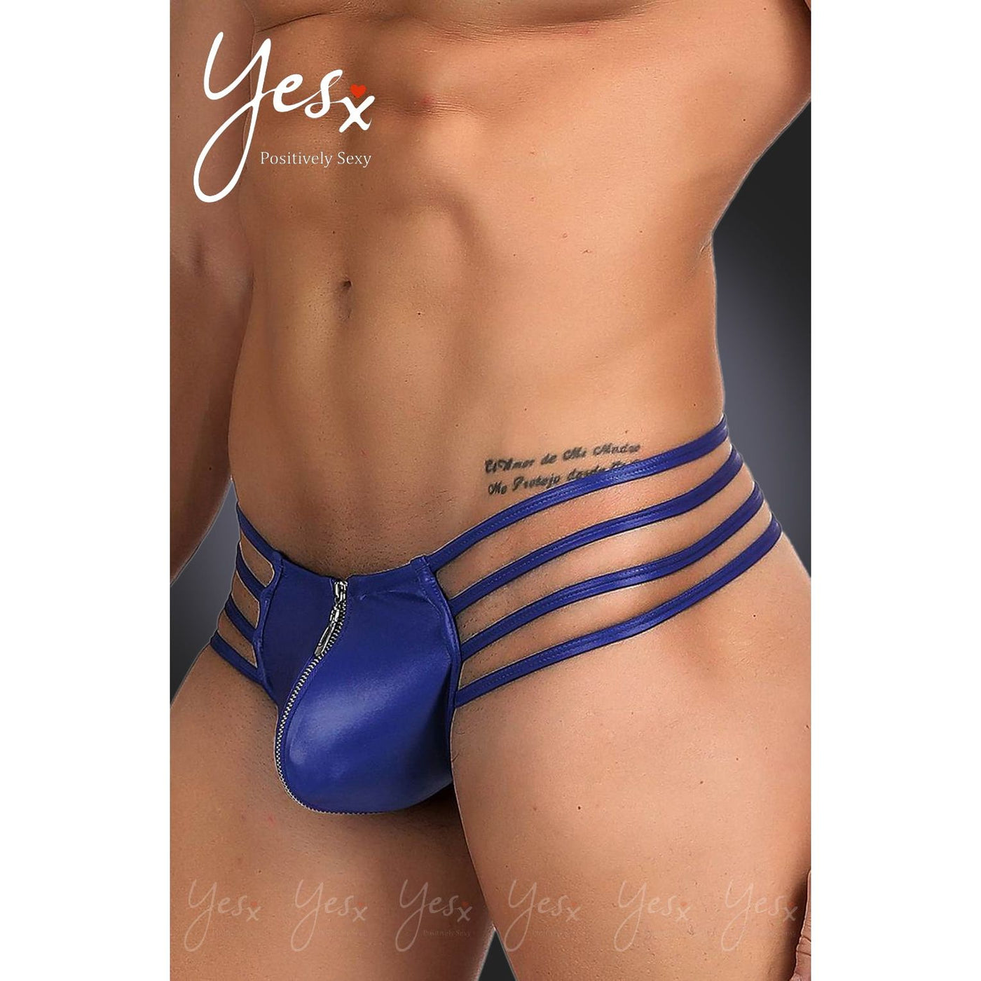 YesX YX972 Men's Thong Blue