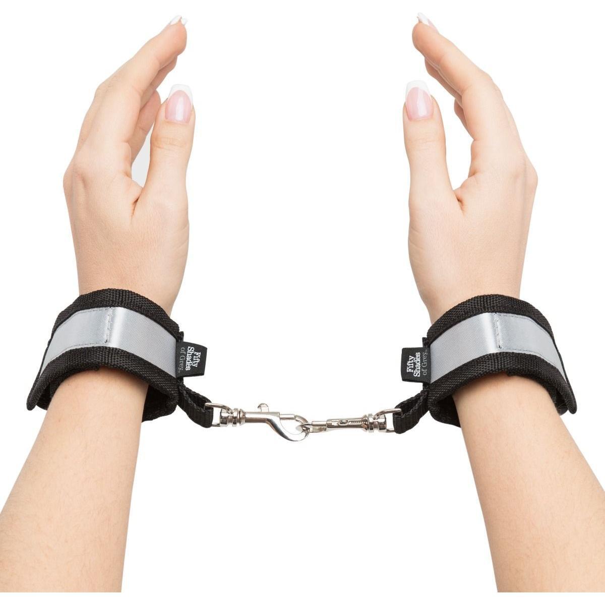 Fifty Shades of Grey Keep Still Over the Bed Cross Restraint Silver