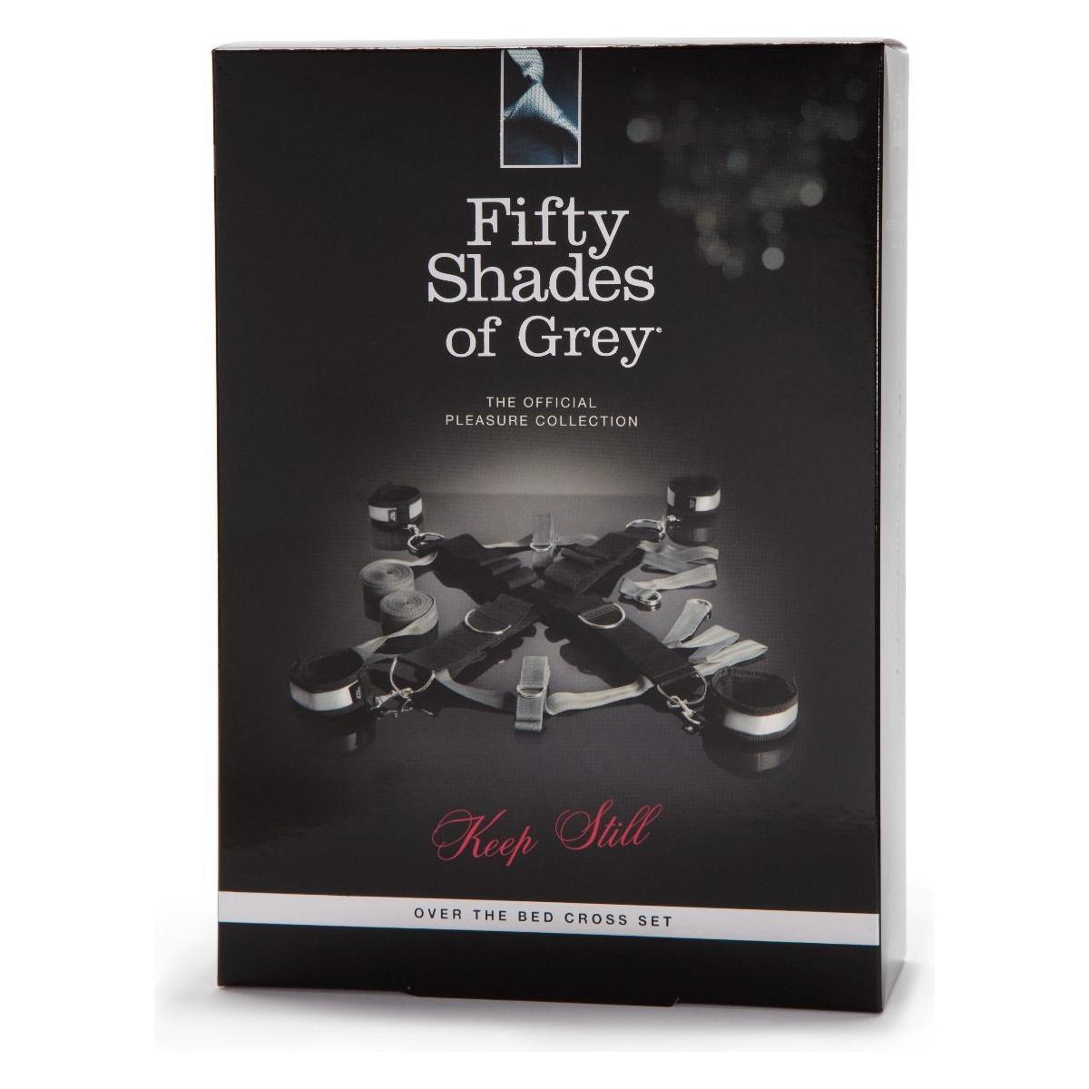 Fifty Shades of Grey Keep Still Over the Bed Cross Restraint Silver
