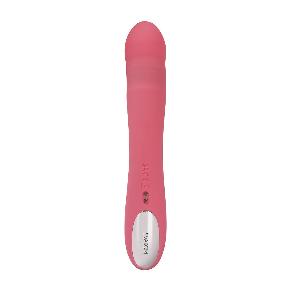 Svakom Avery Thrusting Vibrator with Clitoral Stimulator