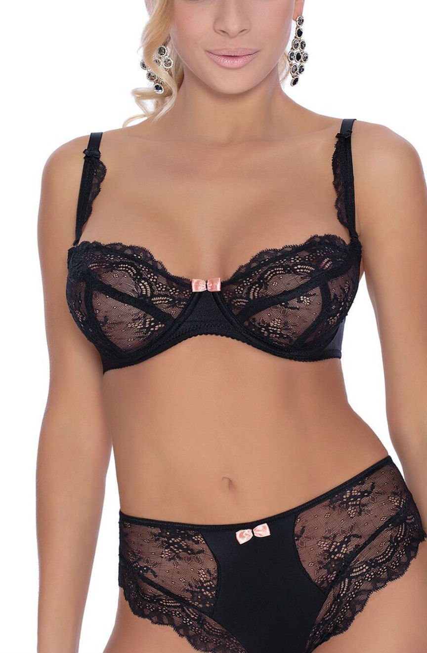 Roza Ambre Soft Cup Bra - Black