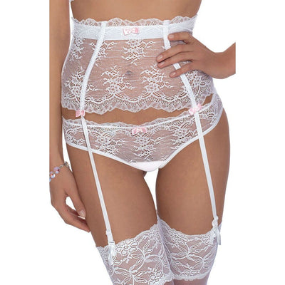 Roza Ambre Thong - White