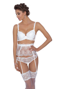 Roza Ambre Thong - White