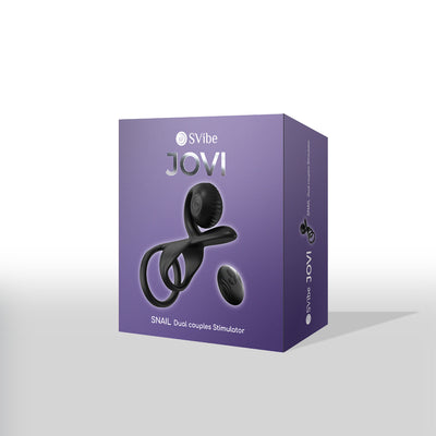 Snail Vibe Snail JOVI Couples Ring - Black