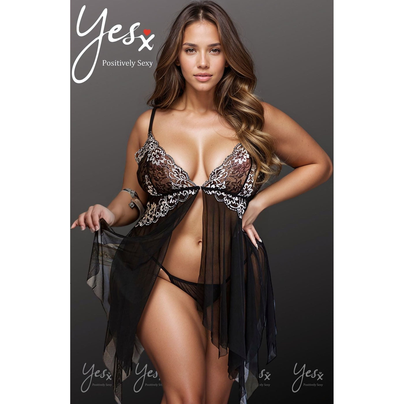 YesX YX836Q Babydoll Set