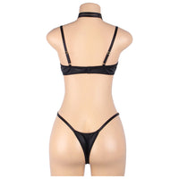 YesX YX871 Hollow Cut Halter Bra Set