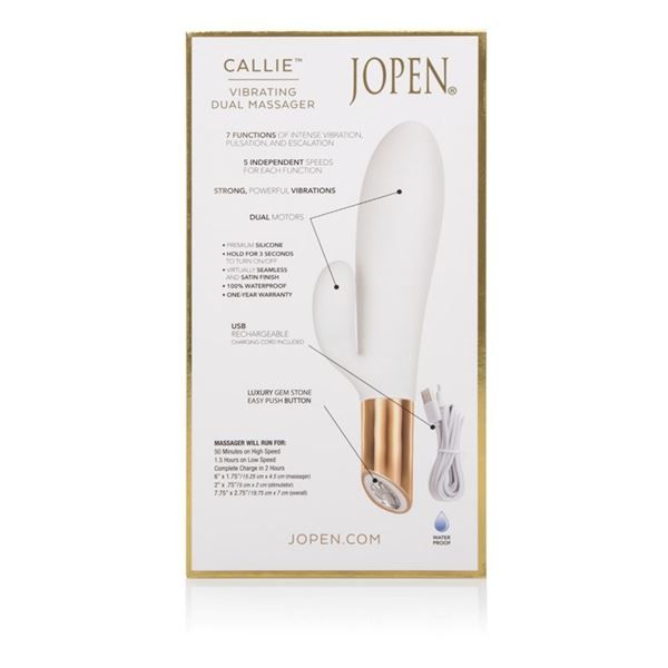 Callie by Jopen Vibrating Dual Massager