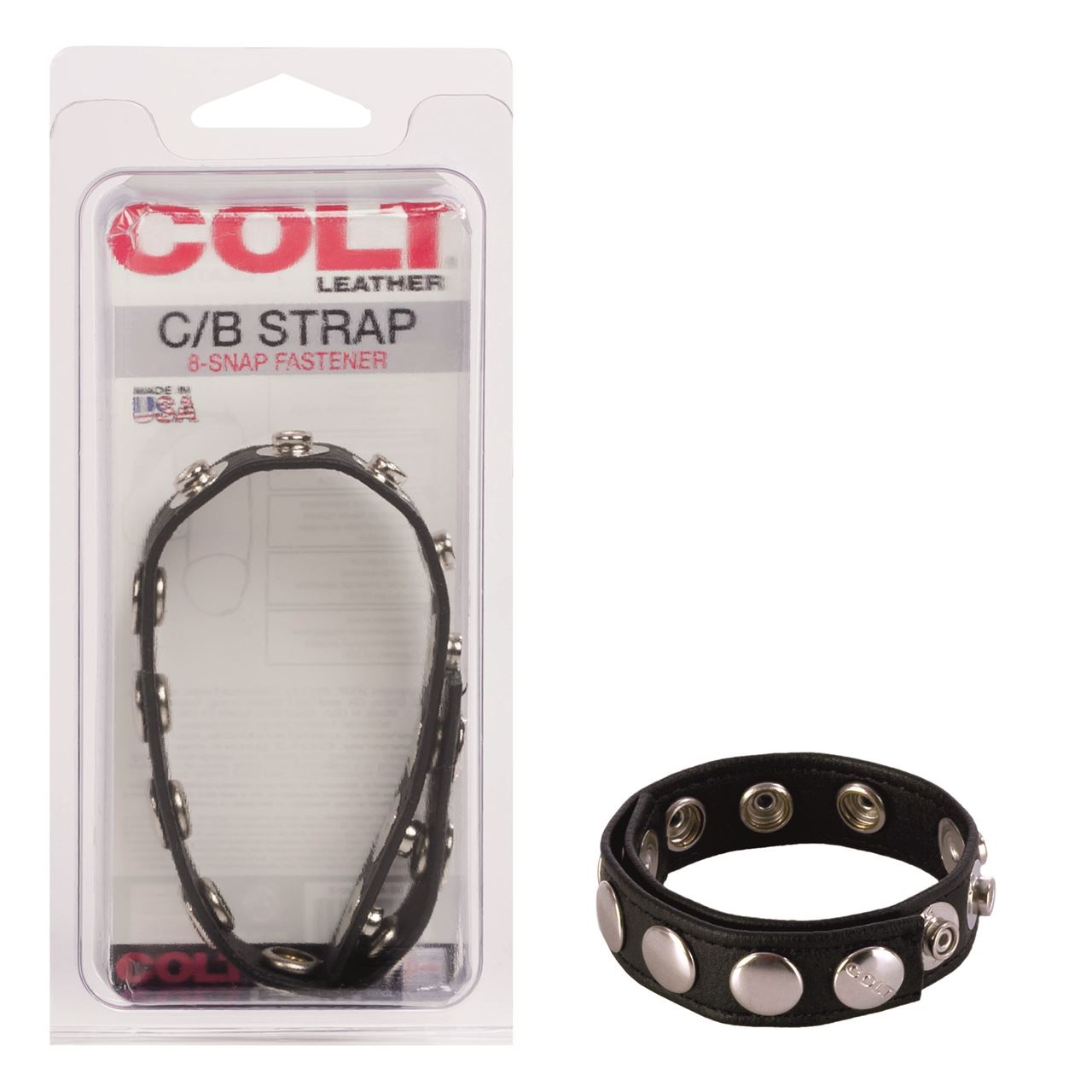 COLT-8-Snap-Fastener-Leather-Strap