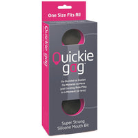 Quickie Gag Mouth Bit - Red (One Size)