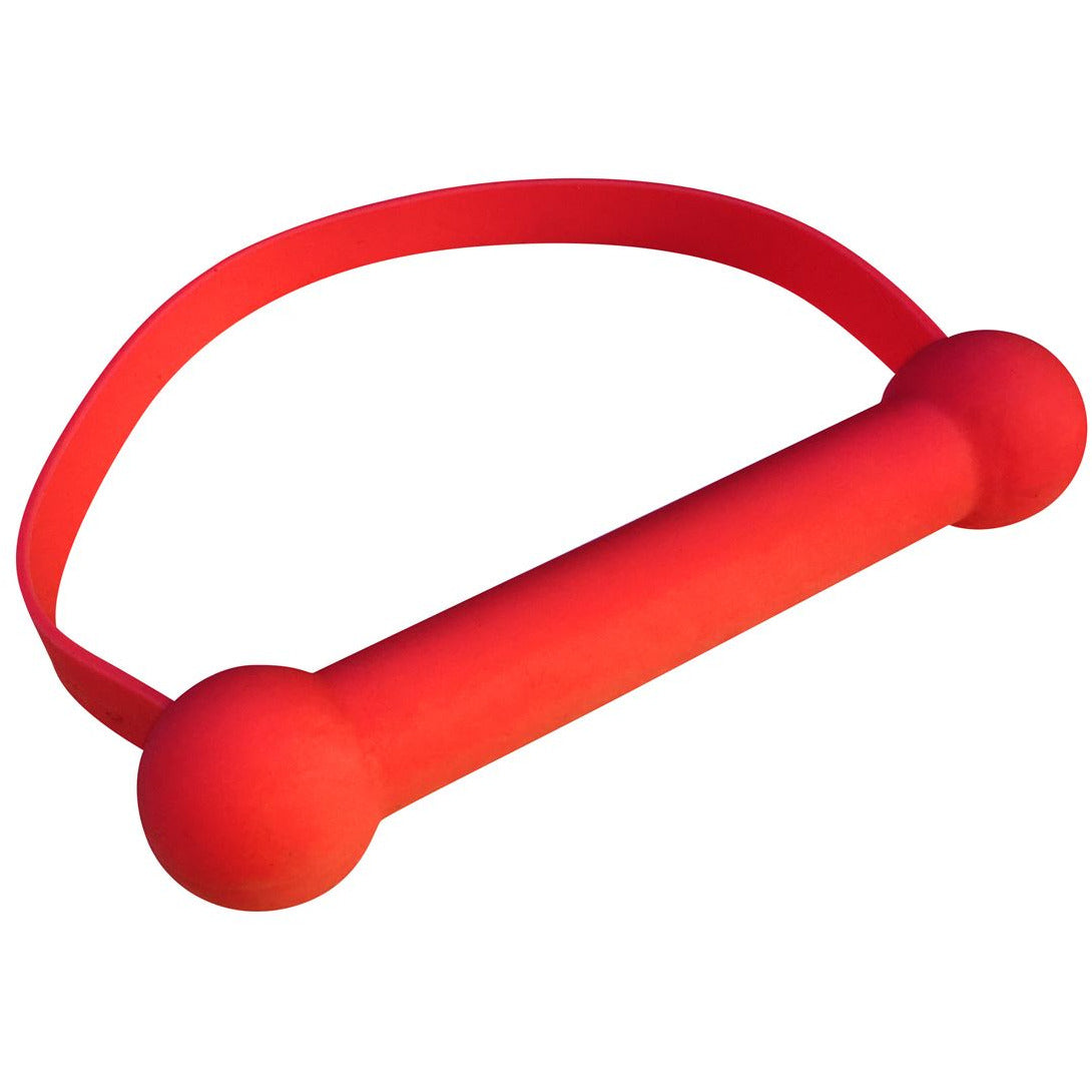 Quickie Gag Mouth Bit - Red (One Size)