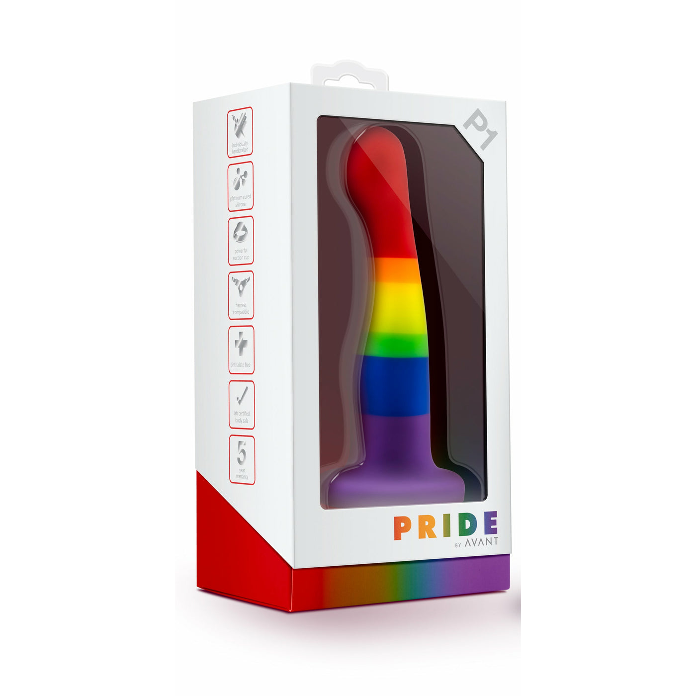 Avant Pride Freedom Silicone Dildo