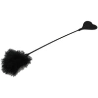 Bound to Please Silicone Heart Shaped Crop with Feather Tickler