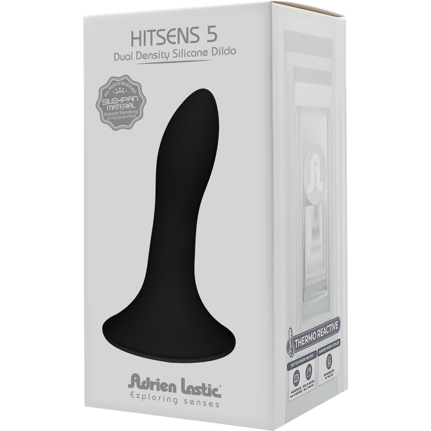 Adrien Lastic Cushioned Core Suction Cup Silicone Dildo 5 Inch