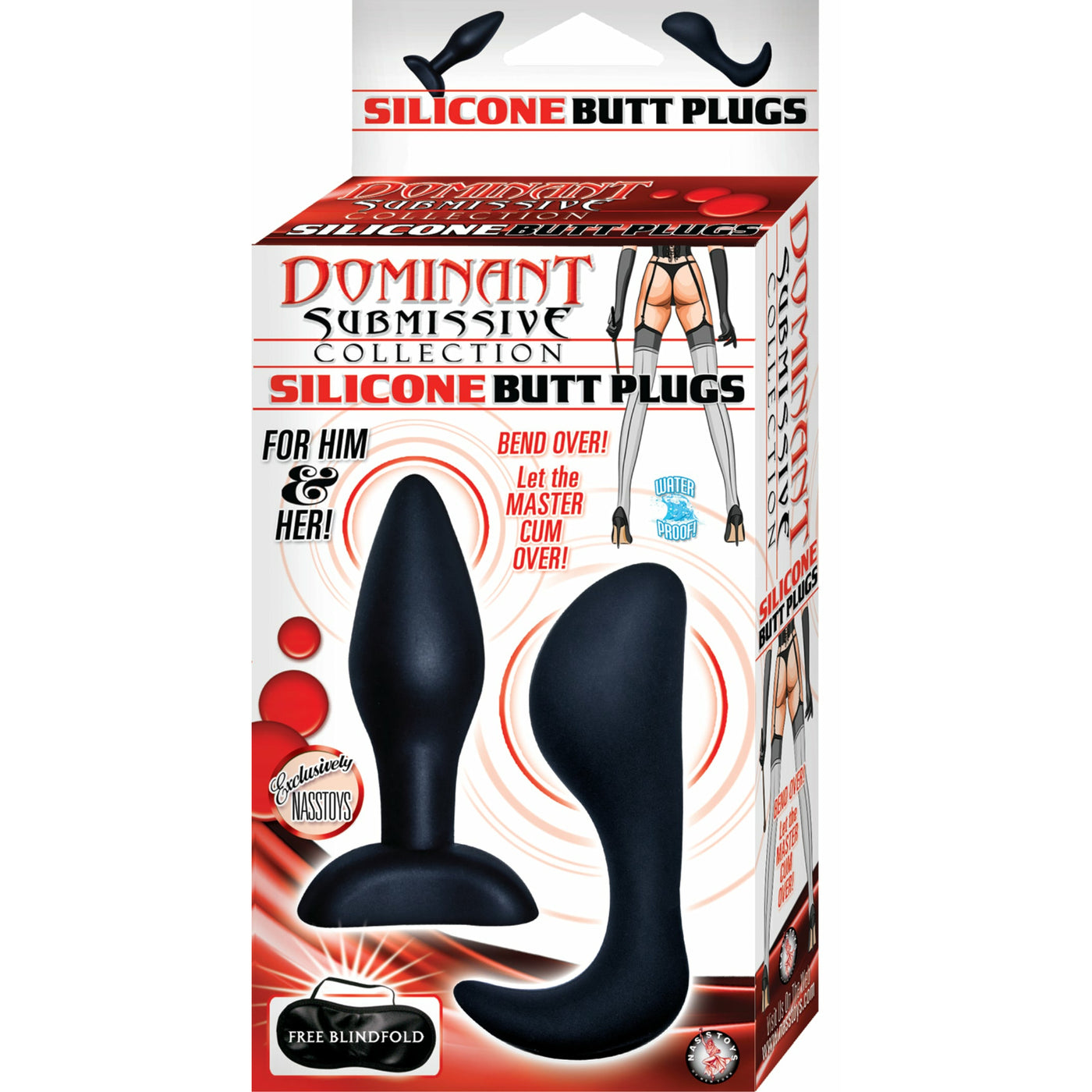 Dominant Submissive Silicone Butt Plugs