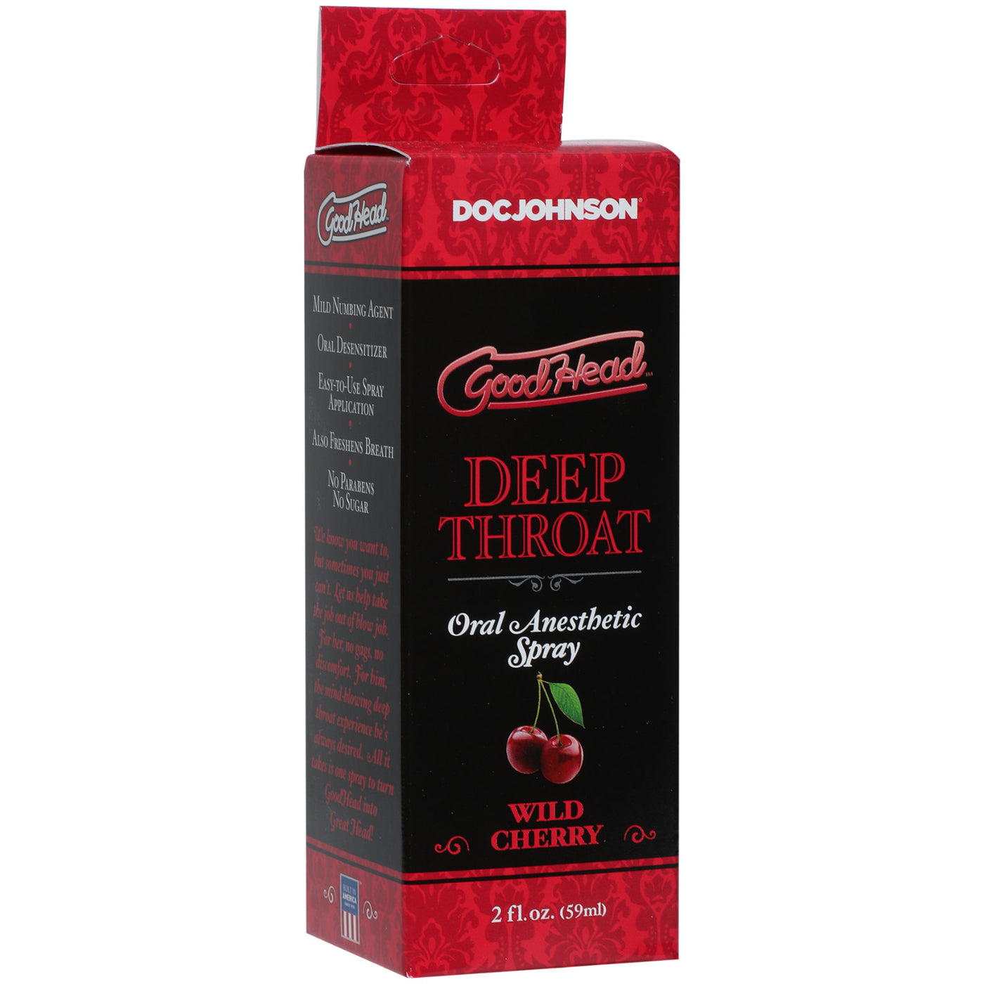 Doc Johnson Good Head Deep Throat Spray Sweet Strawberry