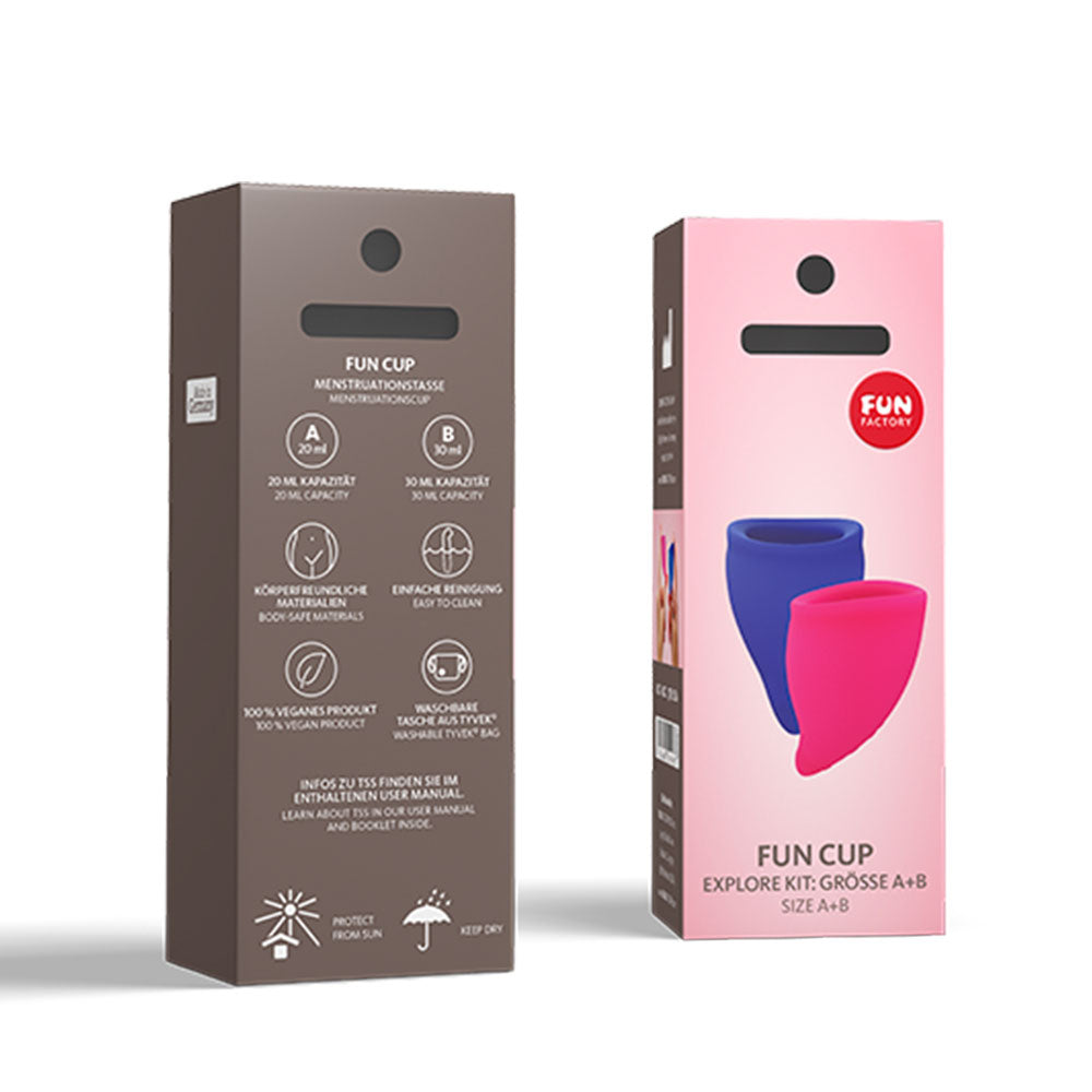 Fun Factory Fun Cup Explore Kit Pink and Ultramarine