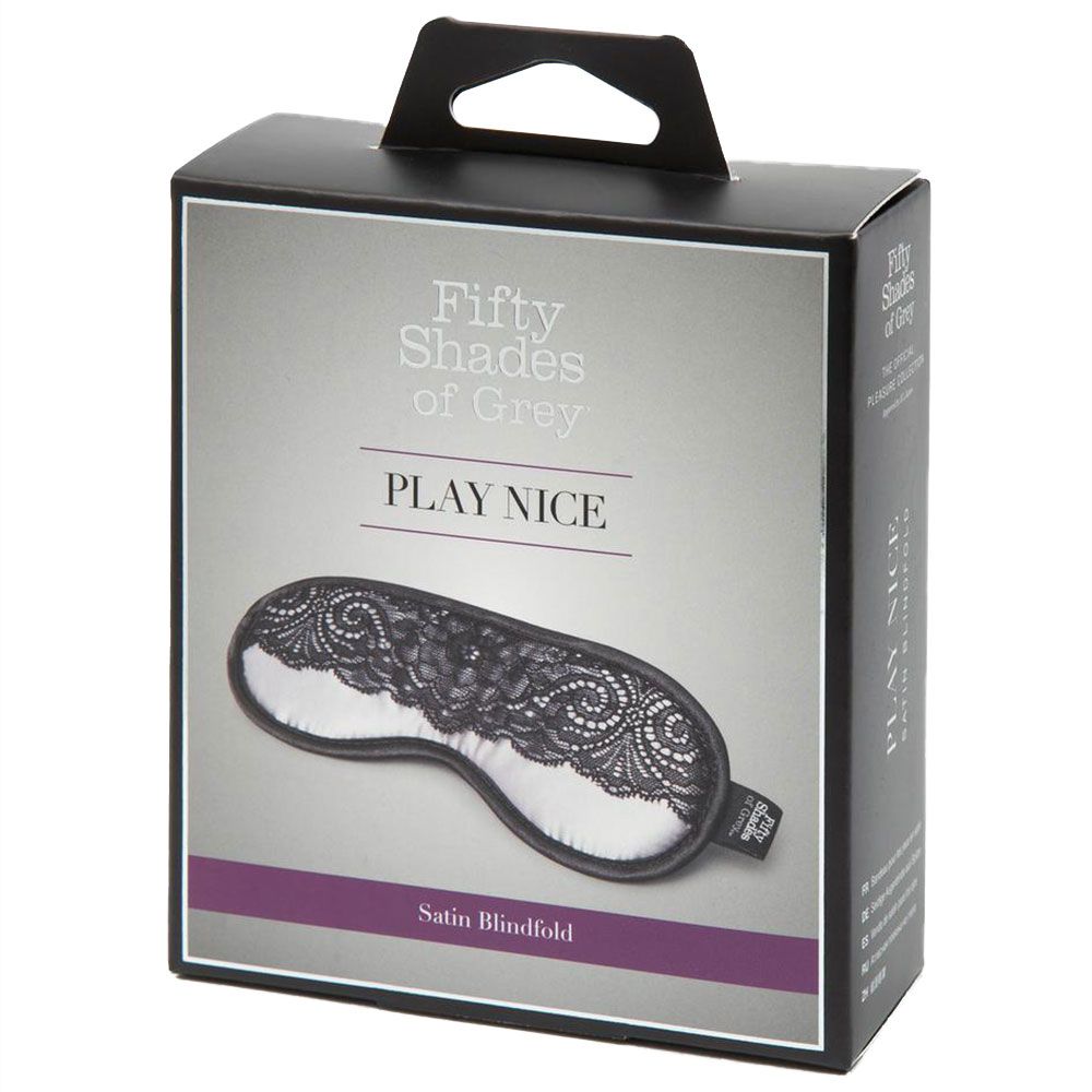 Fifty Shades of Grey Play Nice Satin & Lace Blindfold