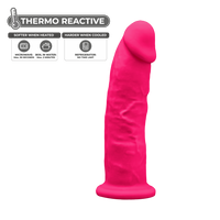 6 inch Realistic Silicone Dual Density Dildo with Suction Cup Pink
