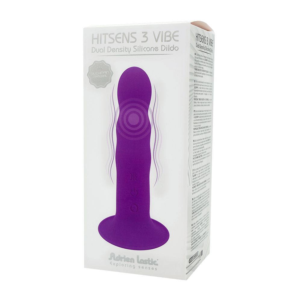 Dual Density Cushioned Core Vibrating Suction Cup Ribbed Silicone Dildo 7 Inch